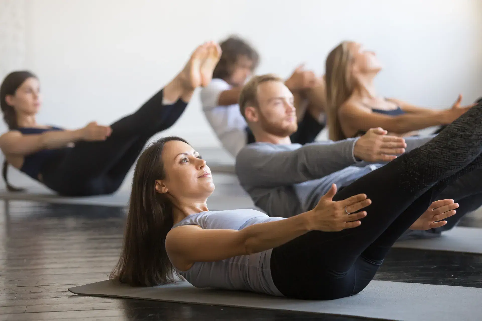 Yoga class background